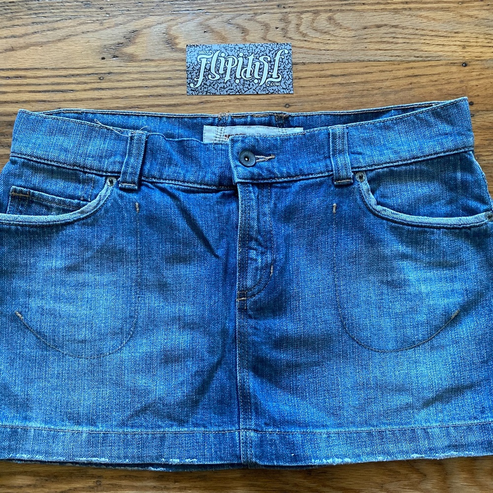 VINTAGE MOSSIMO DENIM JEAN SKIRT BLUE SIZE 9